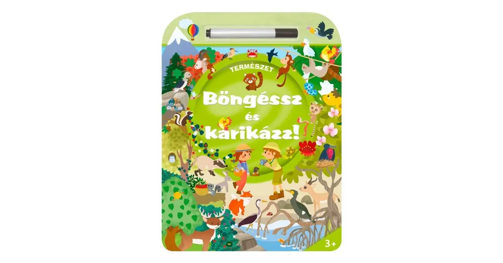 Böngéssz és karikázz! - Természet - letörölhető táblafilces foglalkoztató Csak ma
