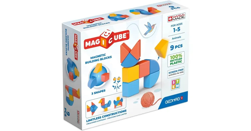 Geomag Magicube mágneses 3D tangram szerű építőjáték Akciós ár