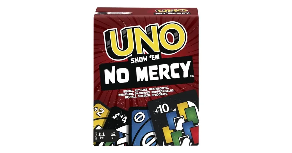 Végkiárusítás Uno No mercy! Nincs kegyelem kártyajáték