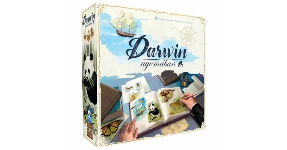 Biztonságos vásárlás Darwin nyomában társasjáték