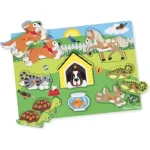 Háziállatos formaillesztő puzzle játék Kiárusítás