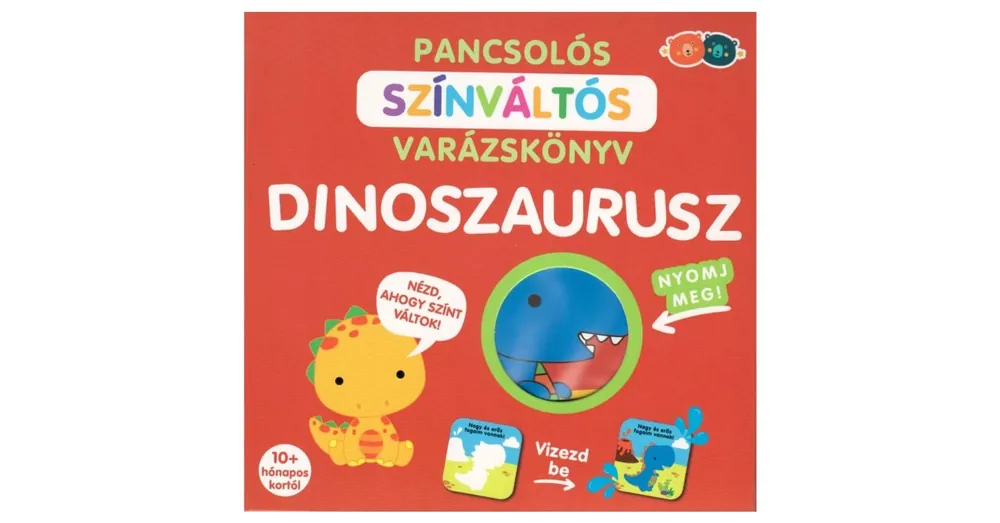 Baba fürdőkönyv fiúknak - színváltós dinoszaurusz Vedd meg online