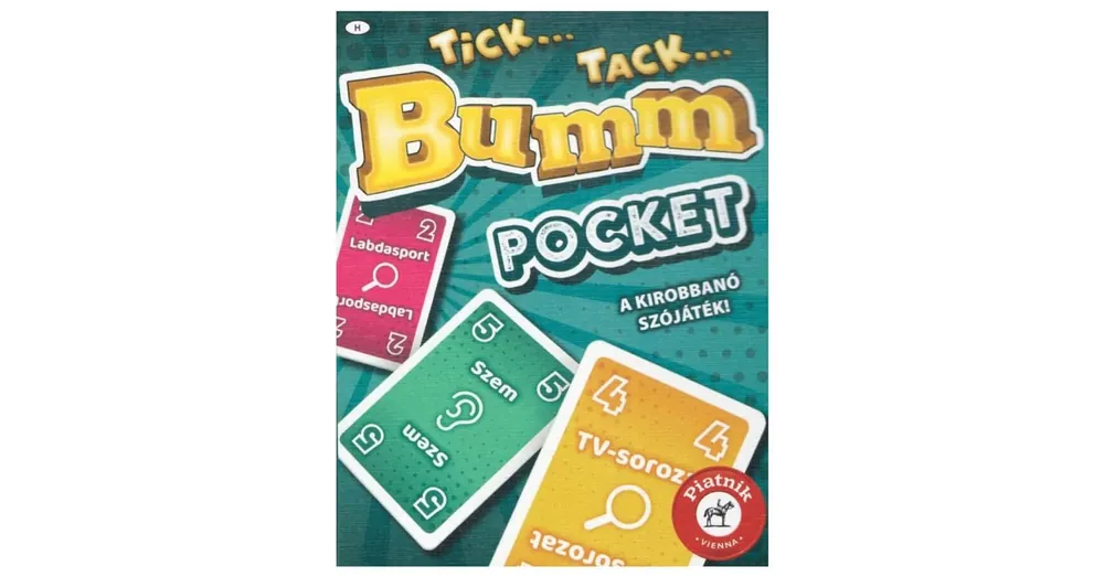 Újdonság Tick Tack Bumm Pocket kártyajáték