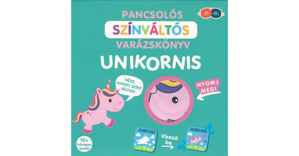 Színváltó pancsolókönyv lányoknak - unikornis Szezonális akció