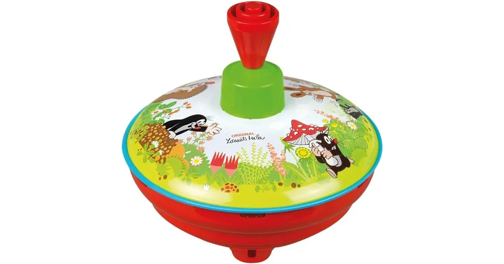Búgócsiga fém - kisvakondos, 13 cm Expressz szállítás