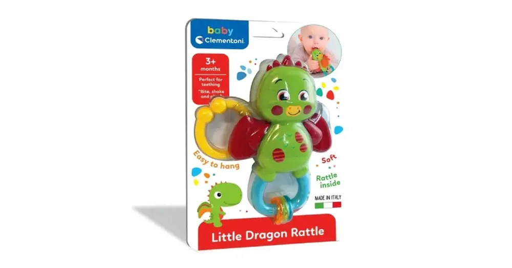 Sárkány baba csörgő és rágóka - Clementoni baby Gyors szállítás