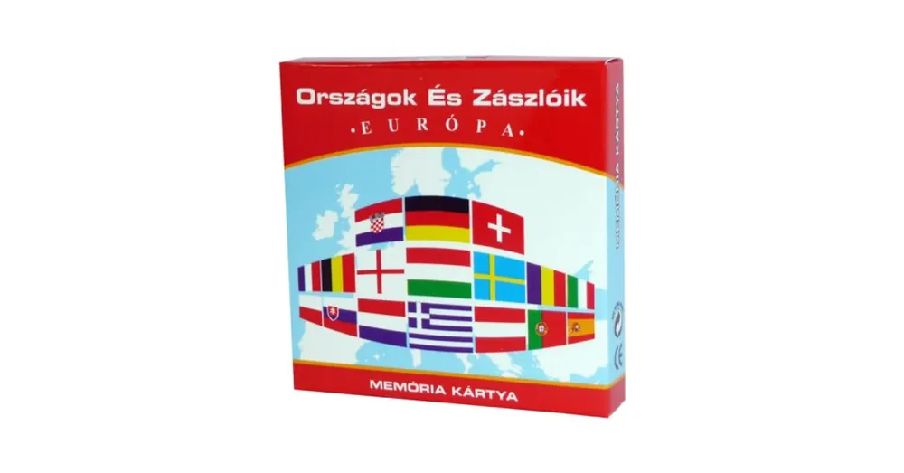 Csak ma Memória kártyajáték - Országok és zászlóik