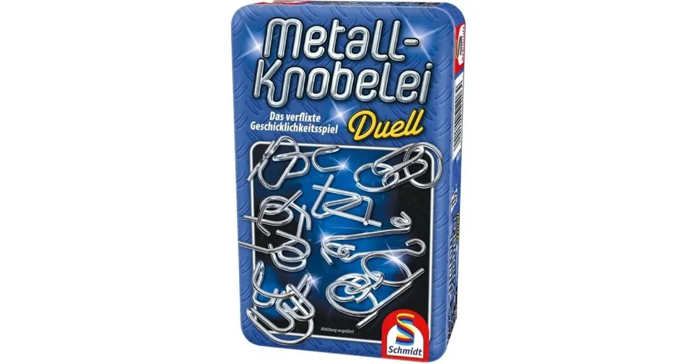 Szuper akció Ördöglakat készlet fémdobozban - Metall-Knobelei Duell
