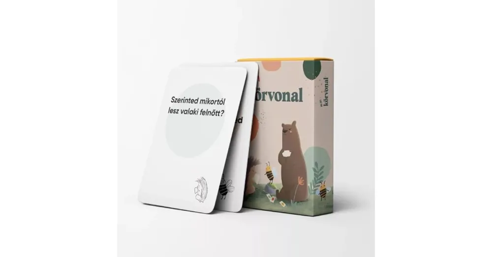 Mini körvonal kártyajáték Csak ma