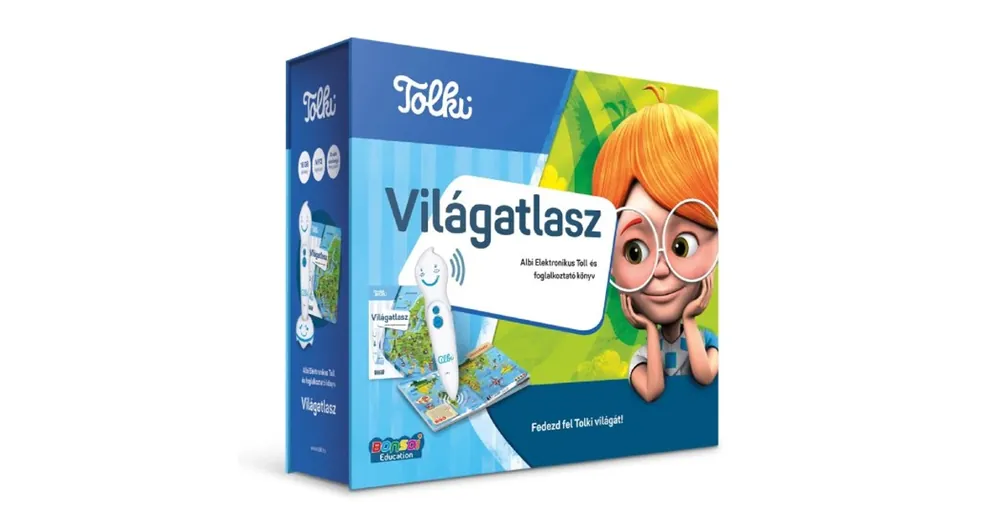 Tolki Világatlasz - Interaktív könyv szett Outlet