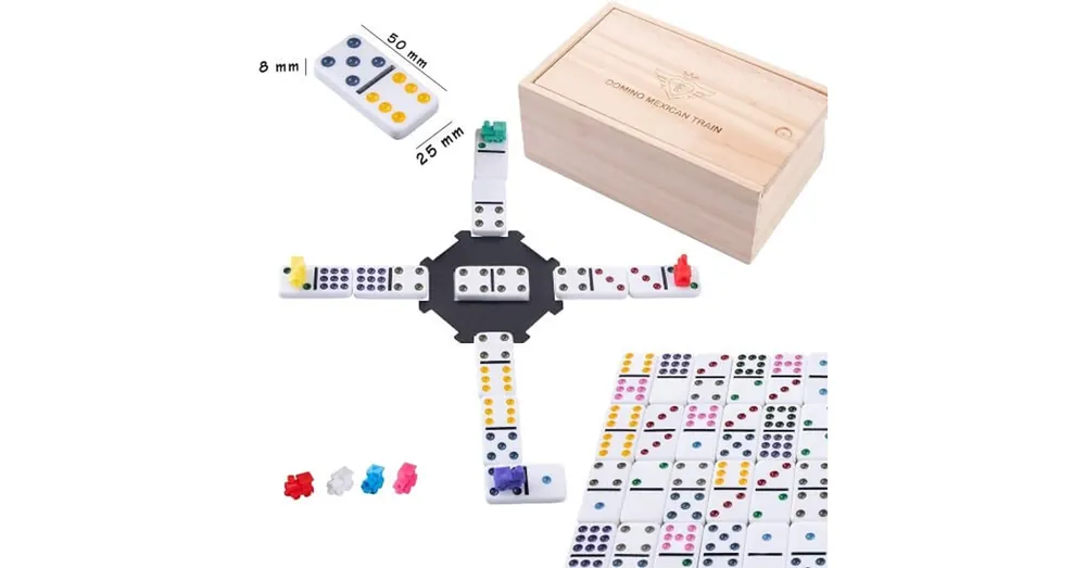 Outlet Mexican train dominó játék 9 pöttyös