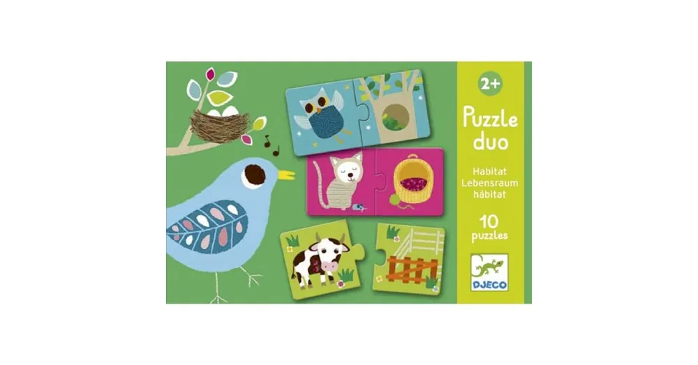 Expressz kézbesítés Puzzle duo - Ki hol lakik? Párosító puzzle