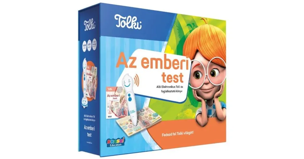 Tolki Az Emberi Test - interaktív könyv gyerekeknek Kedvezményes ár