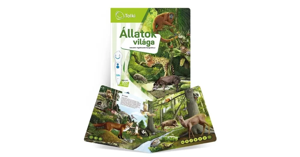 Azonnali szállítás Tolki Hangos könyv toll nélkül - Állatok világa