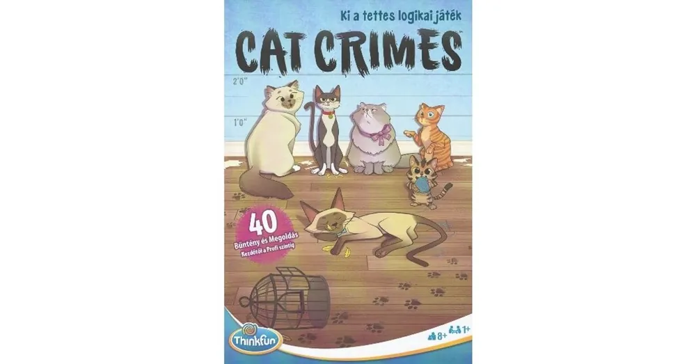 Zsivány cicák - Cat Crimes Thinkfun logikai játék Szuper ajánlat
