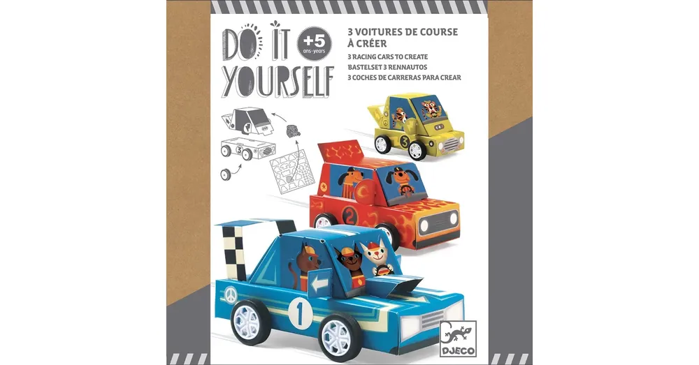 Versenyautó készítő - Do it yourself - Djeco Azonnal elérhető