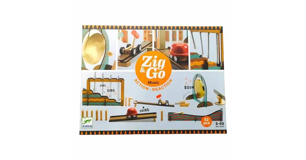 Zig & Go Music, zenélős golyópálya - Djeco Bestseller