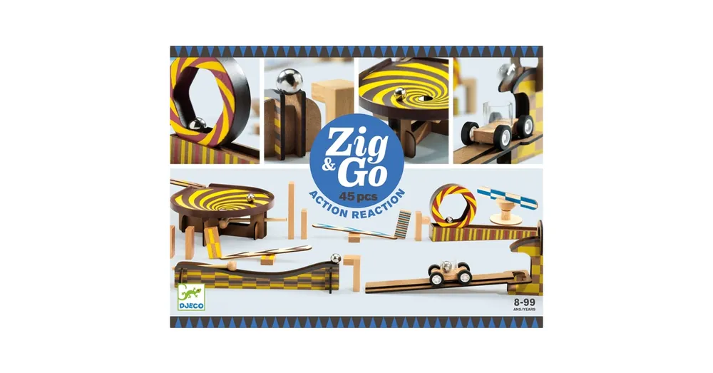 Gyors szállítás Zig and Go - Fa golyópálya építő - Djeco
