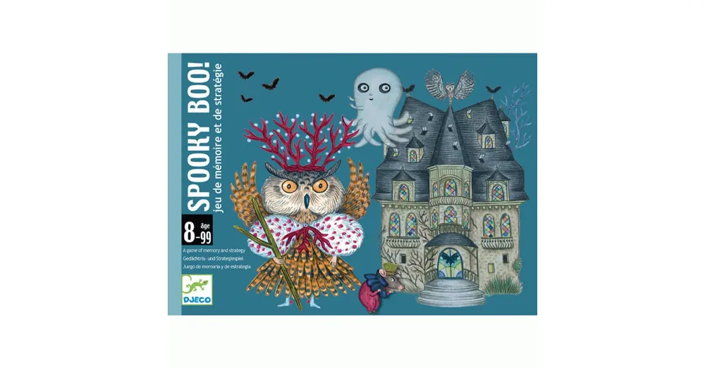 Újdonság Spooky BOO! kártyajáték Djeco
