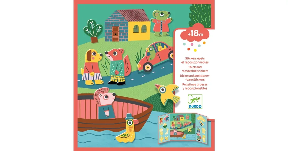 Matricás foglalkoztató - Állatok vidéken - Djeco Árengedmény