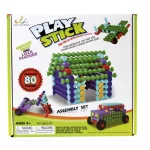 Szuper ajánlat Play Stick - Építőjáték rudacskák - Funmax - 80 db