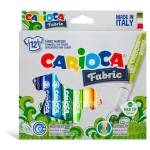 Szuper ajánlat Textilfilc 12 db-os készlet - Carioca textil filctoll