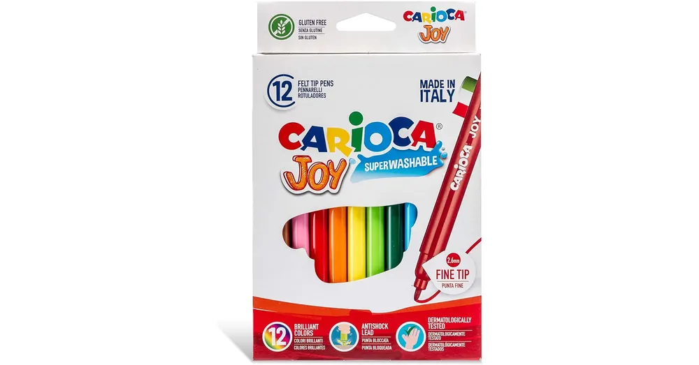 Lemosható filctoll 12db-os - Carioca Kedvezményes ár