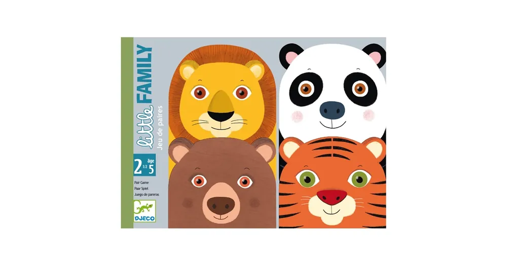 Olcsóbb Little Family - Pártalálós kártyajáték Djeco