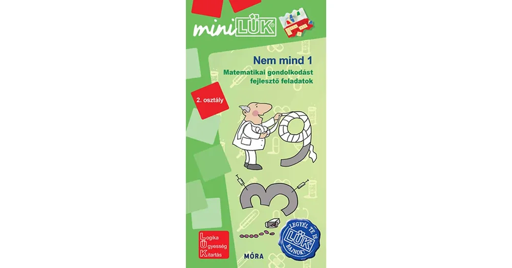 Nem mind 1 - Matematikai gondolkodás Mini Lük füzet 2.osztály Prémium