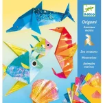 Origami - tengeri állatok papírhajtogatás Djeco Biztonságos fizetés