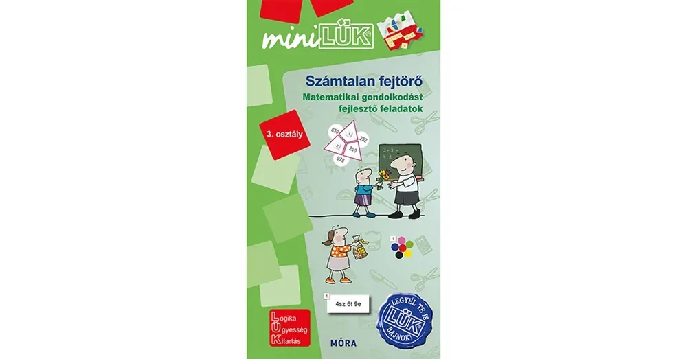 Népszerű Számtalan fejtörő matematikai fejlesztő játék 3. o.