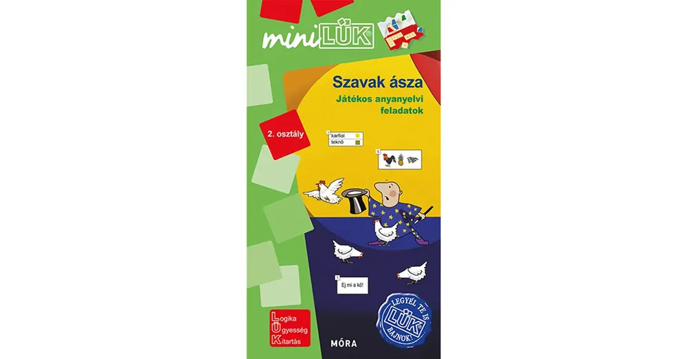 Újdonság Szavak ásza Játékos anyanyelvi feladatok 2.o. Lük füzet