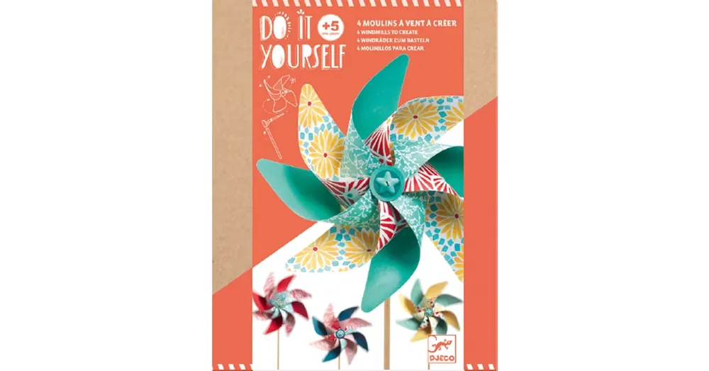 Biztonságos vásárlás Szélforgó készítő szett - Do it yourself Djeco