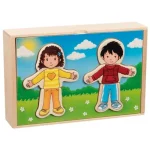 Kedvezmény Öltöztetős puzzle - lány és fiú Goki