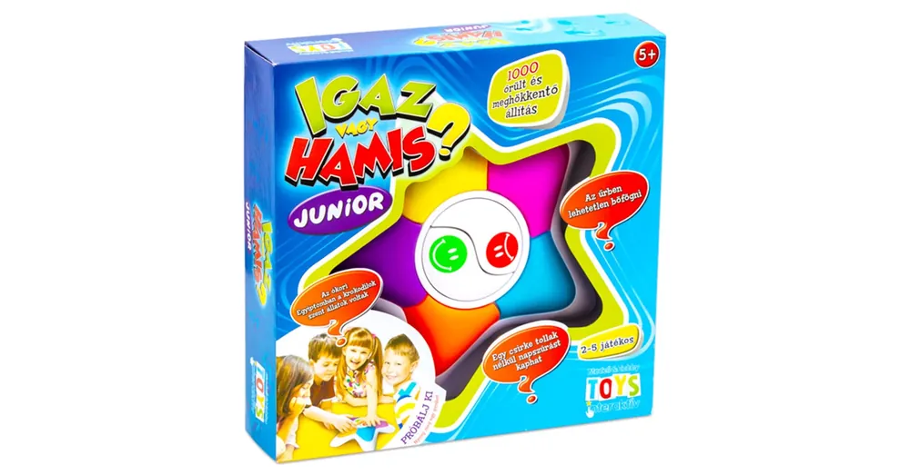 Csak ma Igaz vagy hamis Junior társasjáték