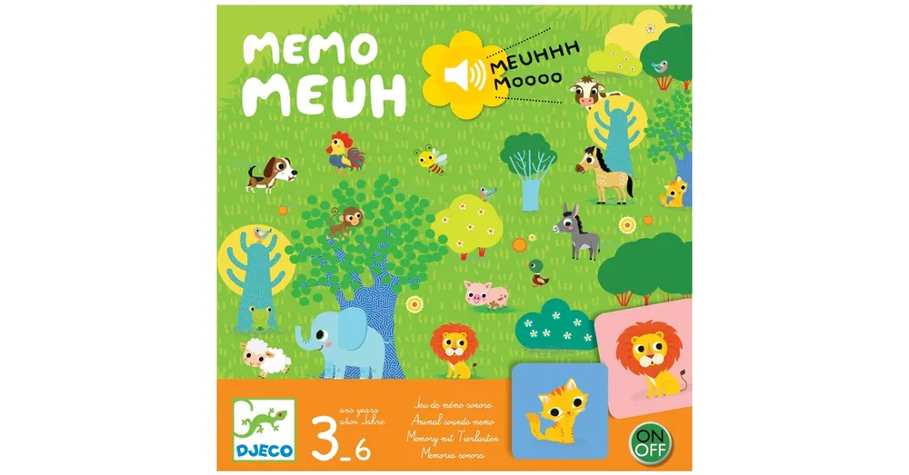 Állathang felismerő memória társasjáték - Memo Meu Népszerű