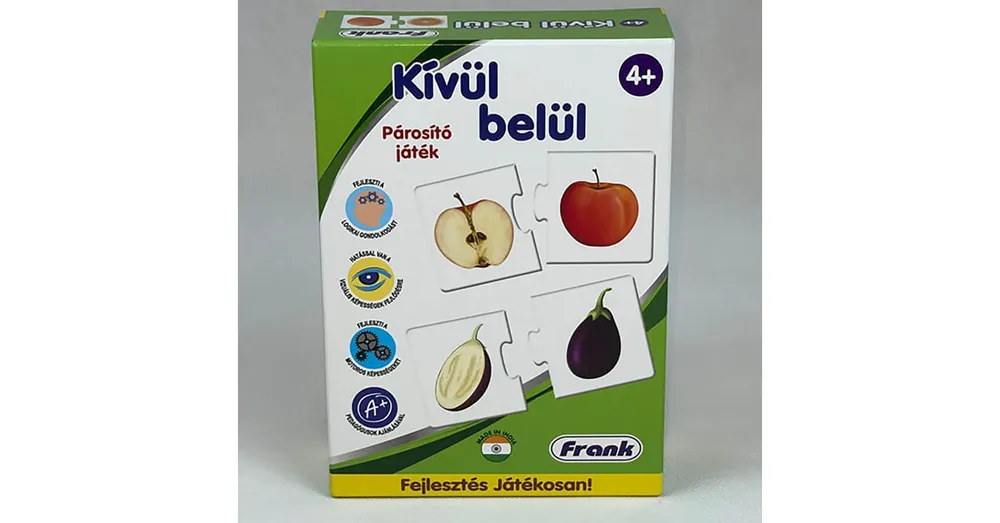 Kedvezmény Kívül-belül párosító játék - zöldségek és gyümölcsök