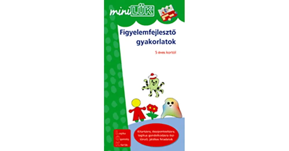Ajánlat Figyelemfejlesztő gyakorlatok Mini Lük füzet