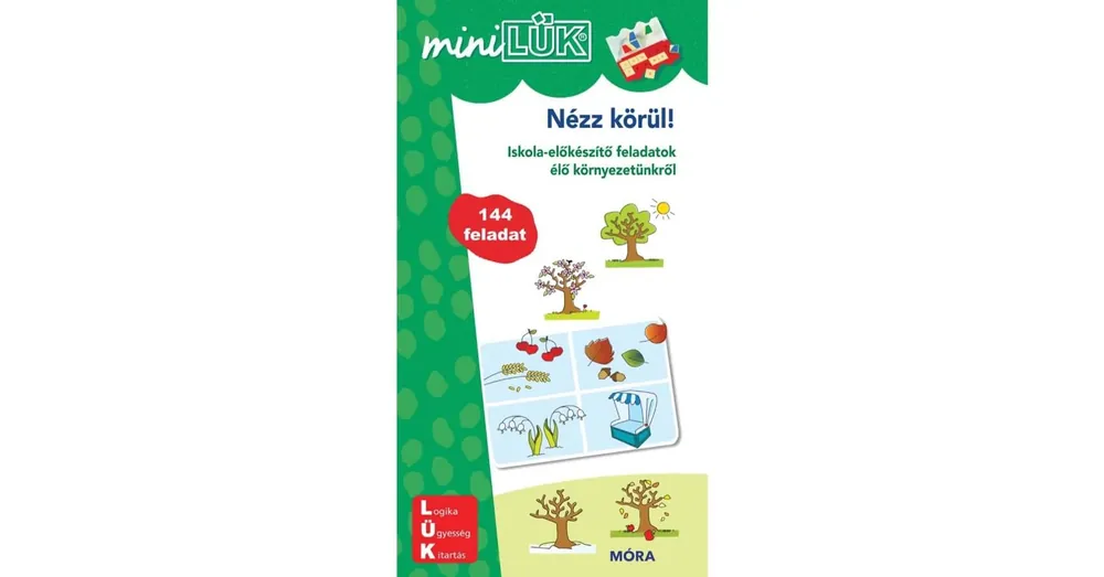 Nézz körül! Iskolaelőkészítő feladatok Mini Lük füzet Expressz szállítás