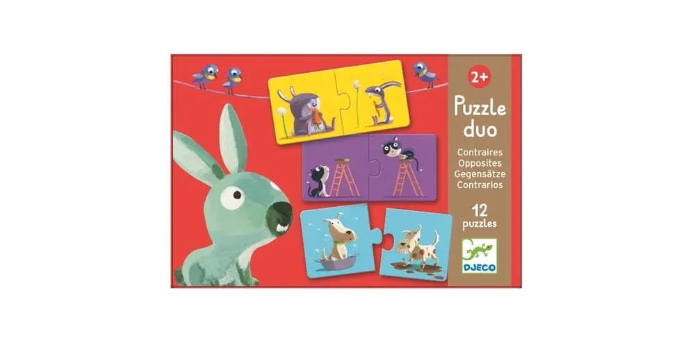Szezonális akció Puzzle duo ellentét párok - Djeco