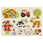 Goki fogantyús puzzle farm Árengedmény