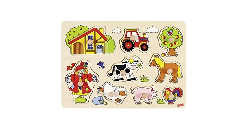 Goki fogantyús puzzle farm Árengedmény