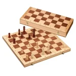 Nagy sakk készlet fából 40,5*40,5 cm táblával - Philos Újdonság