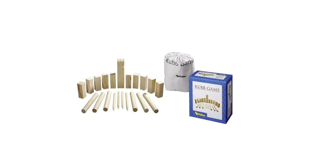 Viking sakk - Kubb fa szabadtéri játék - Philos Vásárlói kedvenc