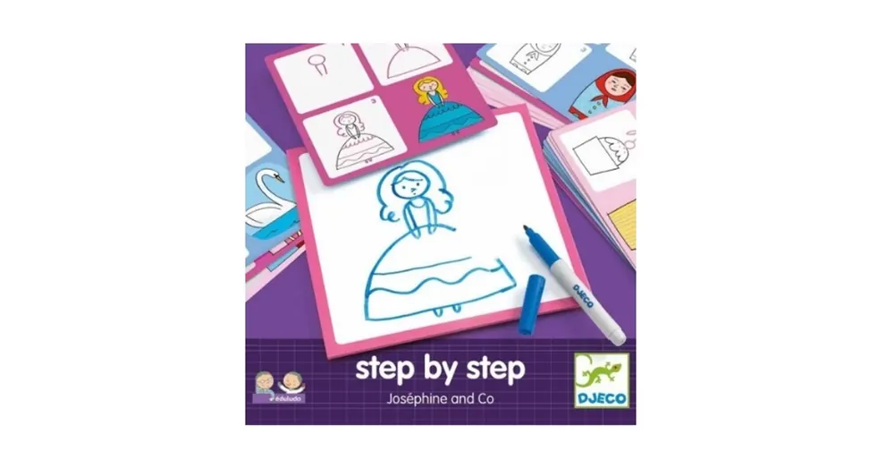 Árcsökkenés Tanuljunk rajzolni - Step by Step Josephine - Djeco