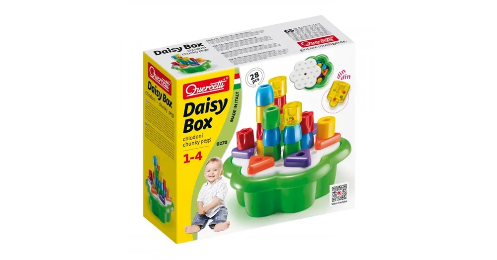 Biztonságos vásárlás Quercetti bébi építőjáték Daisy Box
