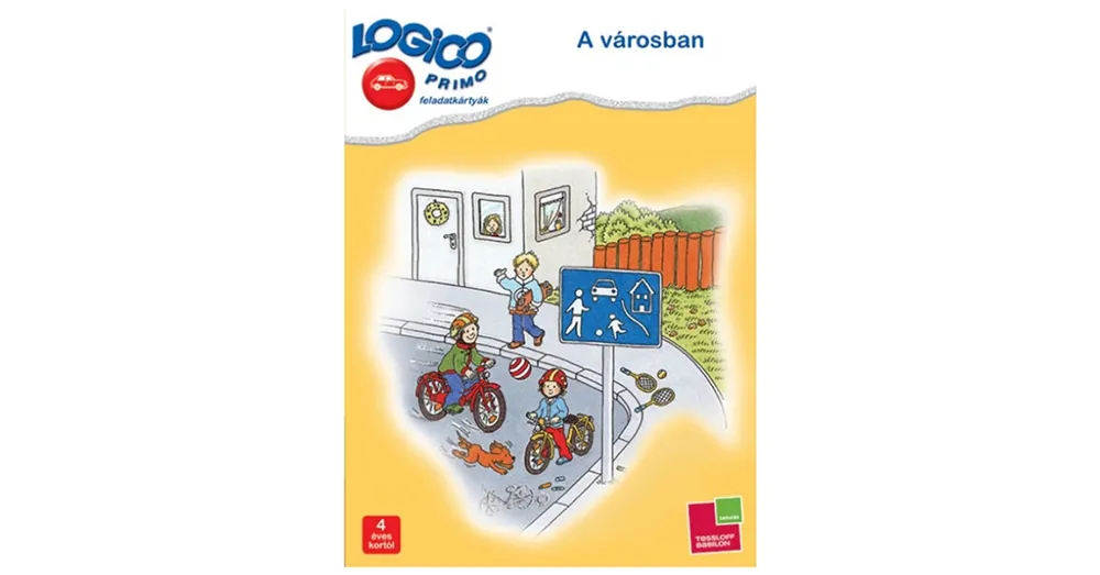 Logico Primo feladatlapok - A városban 4+ Nézd meg most