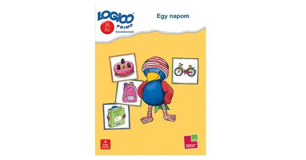 Logico Primo feladatlapok - Egy napom 4+ Szuper ajánlat