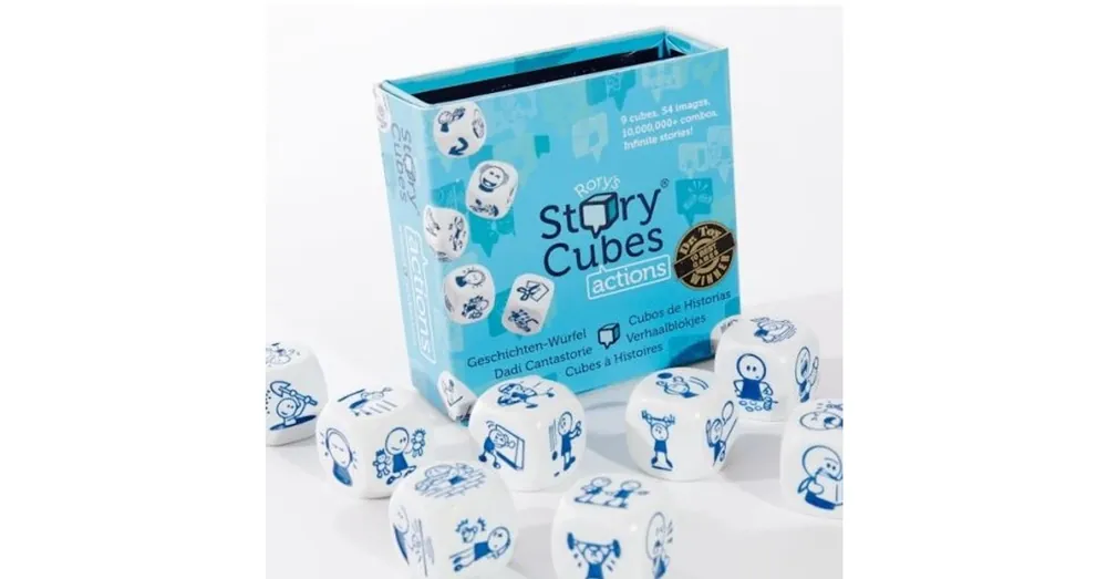 Biztonságos fizetés Sztorikocka cselekvésekkel - Story cubes Actions - kék