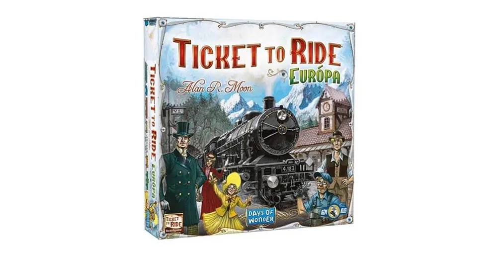 Ticket to ride társasjáték - Europe / Európa Legkelendőbb